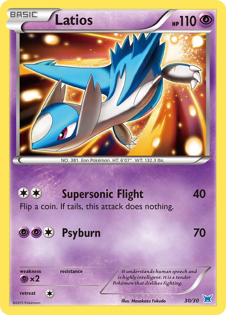 Latios XY trainer Kit (Latios) 30/30