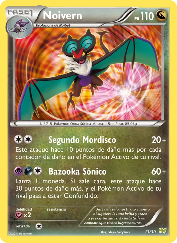 Noivern Kit de Entrenador XY (Noivern) 13/30