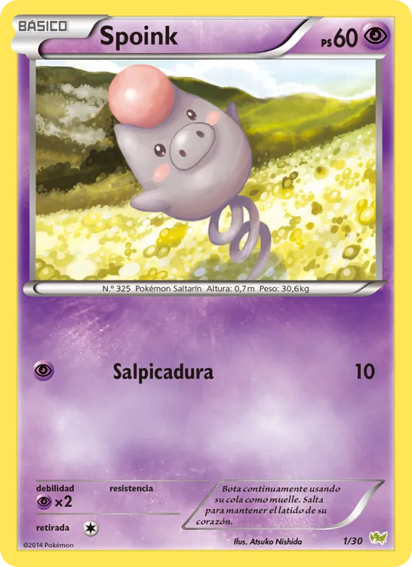 Spoink Kit de Entrenador XY (Noivern) 1/30