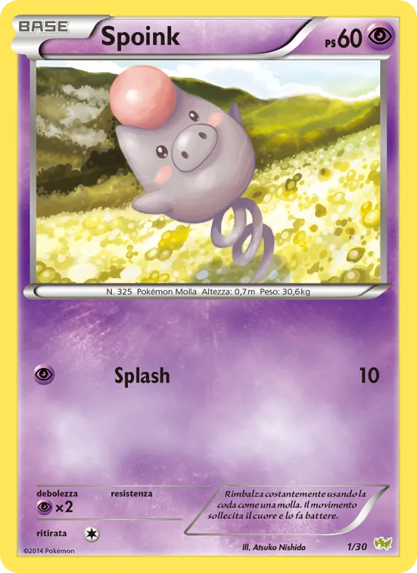Spoink XY trainer Kit (Noivern) 1/30