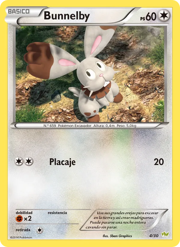 Bunnelby Kit de Entrenador XY (Noivern) 4/30