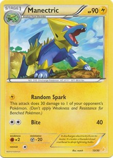 Manectric XY trainer Kit (Pikachu Libre) 22/30