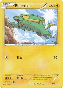 Electrike XY trainer Kit (Pikachu Libre) 28/30