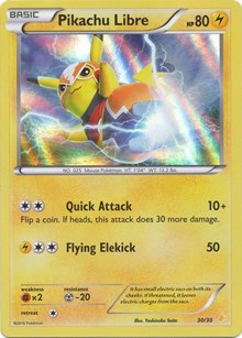 Pikachu Catcheur XY Kit du dresseur (Pikachu Libre) 30/30