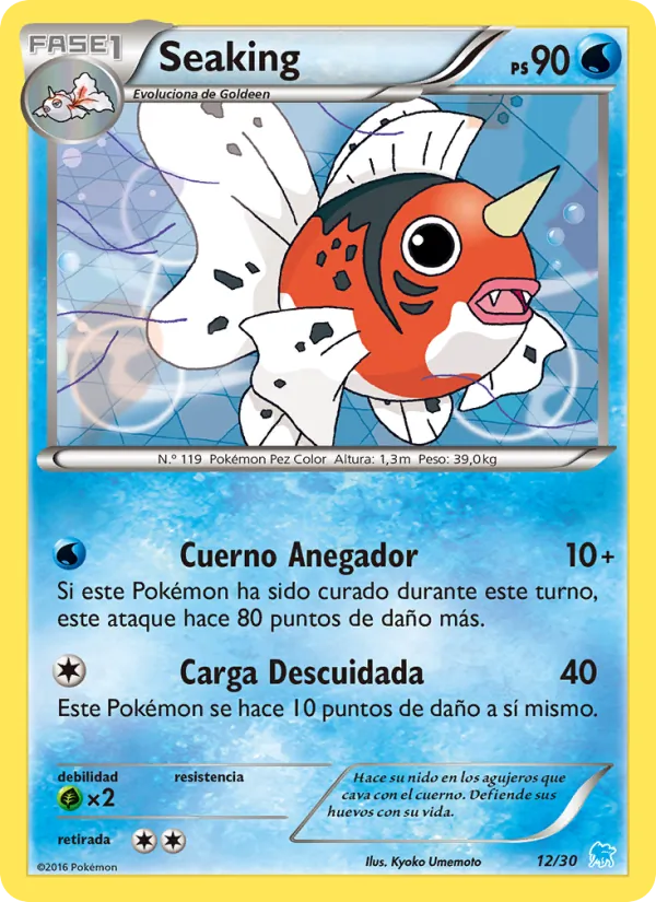 Seaking Kit de Entrenador XY (Suicune) 12/30