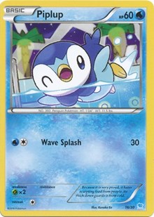 Piplup XY trainer Kit (Suicune) 16/30