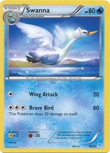 Swanna XY trainer Kit (Suicune) 27/30