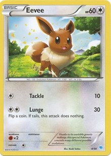 Eevee XY trainer Kit (Suicune) 4/30