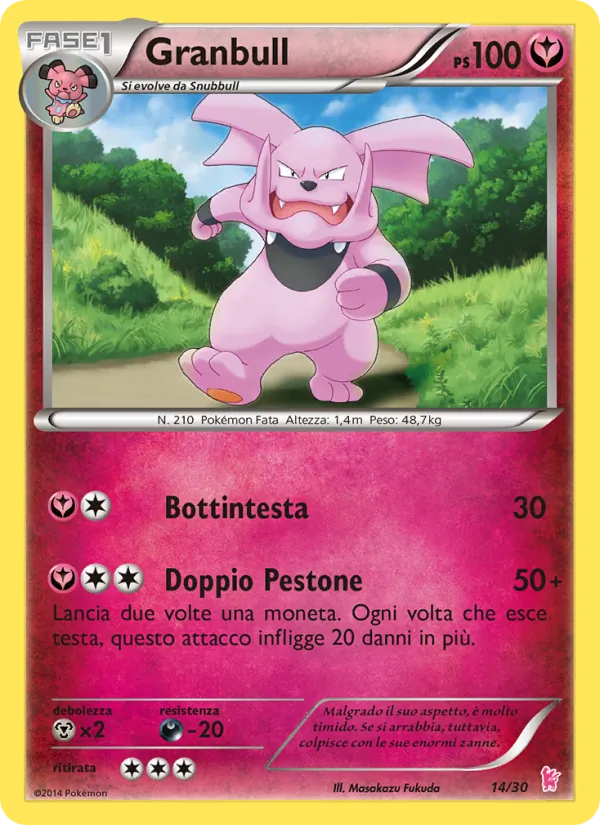 Granbull XY trainer Kit (Sylveon) 14/30