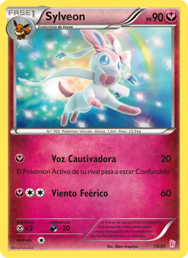 Sylveon Kit de Entrenador XY (Pikachu Enmascarada) 15/30
