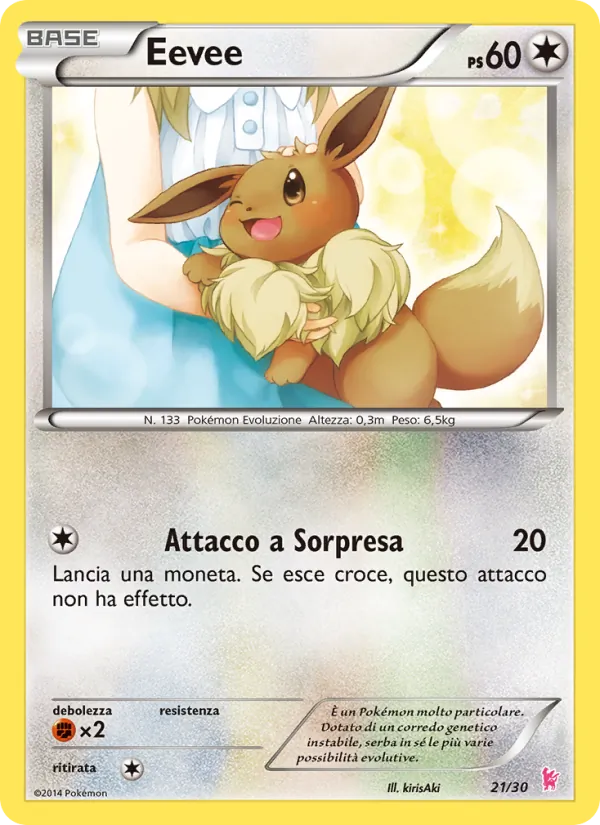 Eevee XY trainer Kit (Sylveon) 21/30