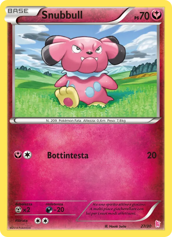 Snubbull XY trainer Kit (Sylveon) 27/30