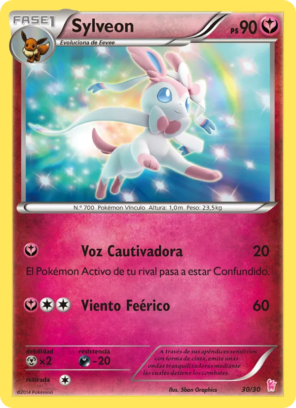Sylveon Kit de Entrenador XY (Pikachu Enmascarada) 30/30