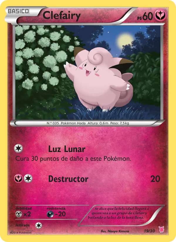 Clefairy Kit de Entrenador XY (Wigglytuff) 19/30