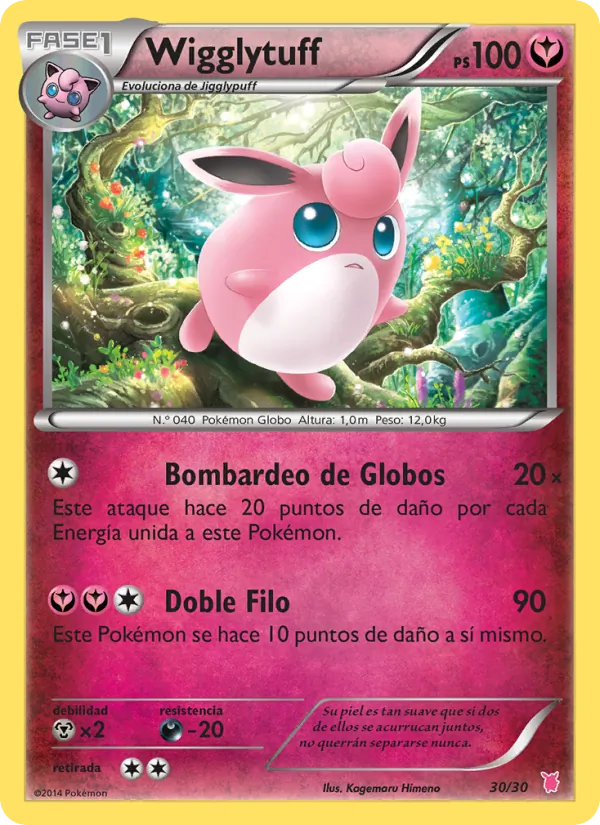 Wigglytuff Kit de Entrenador XY (Wigglytuff) 30/30