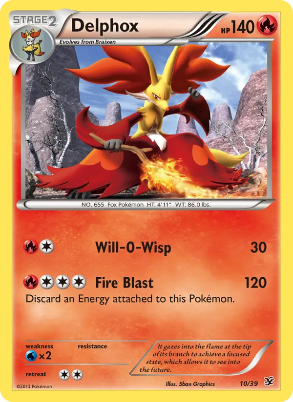 Delphox Kalos Starter Set 10/39