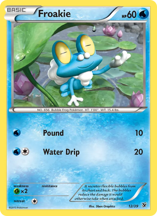 Froakie Kalos Starter Set 12/39