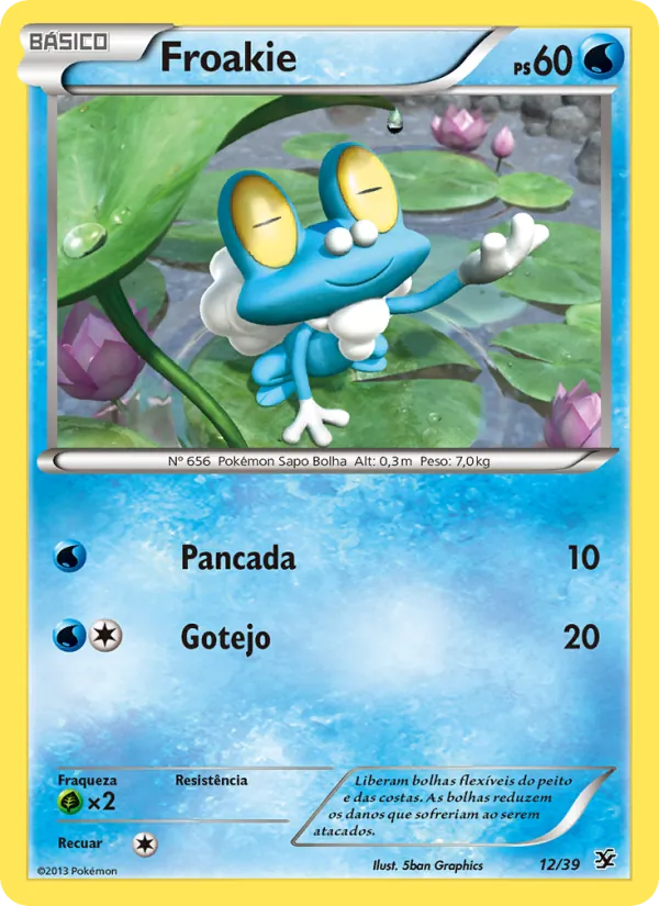 Froakie Conjunto para Iniciantes Kalos 12/39