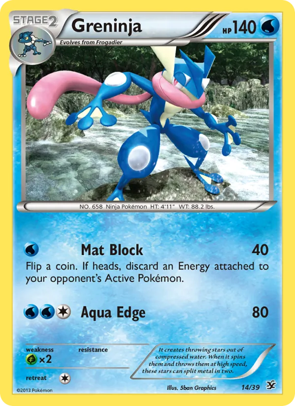 Greninja Kalos Starter Set 14/39