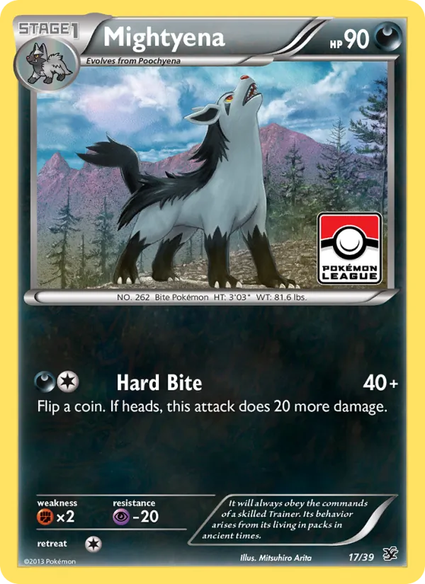 Mightyena Kalos Starter Set 17/39