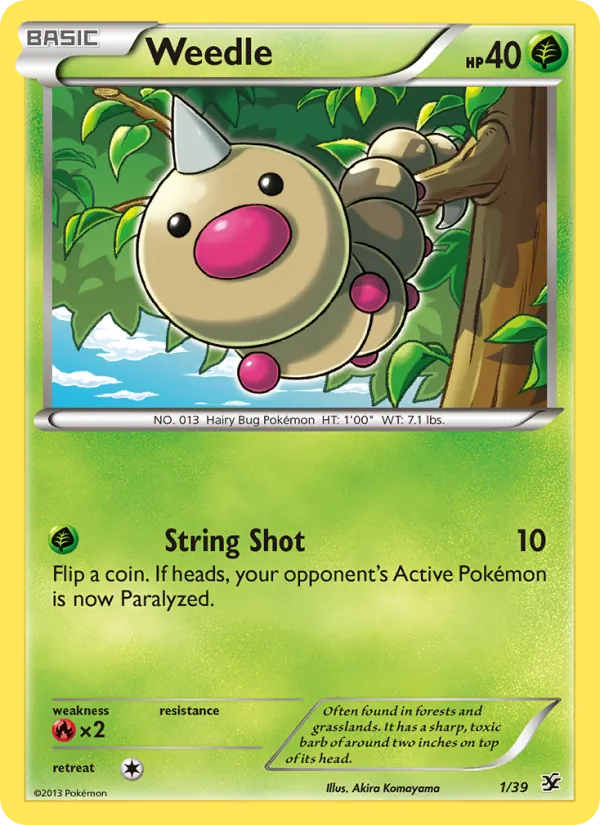Weedle Kalos Starter Set 1/39