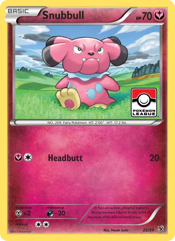 Snubbull Kalos Starter Set 22/39