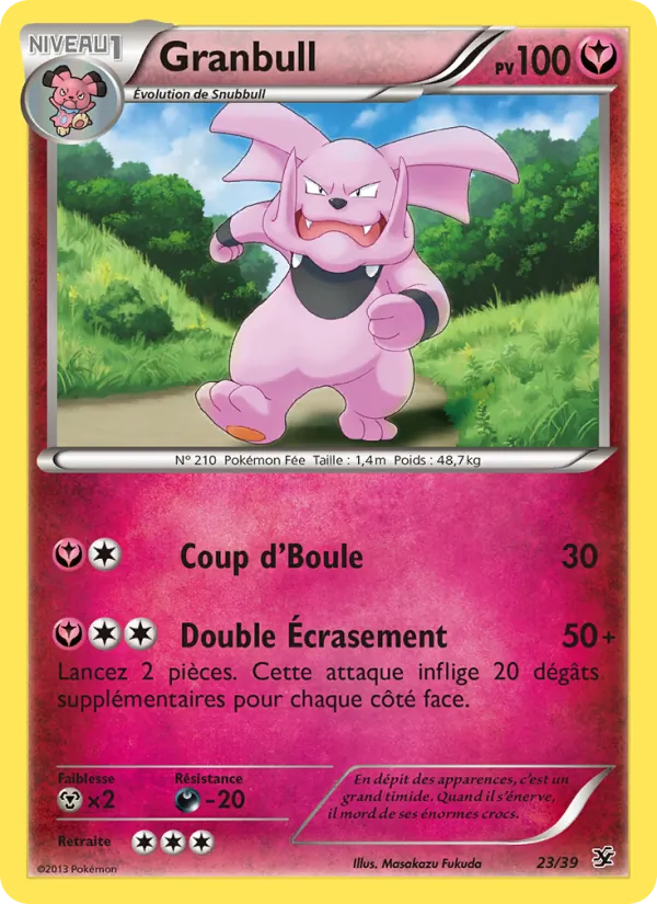 Granbull Bienvenue à Kalos 23/39