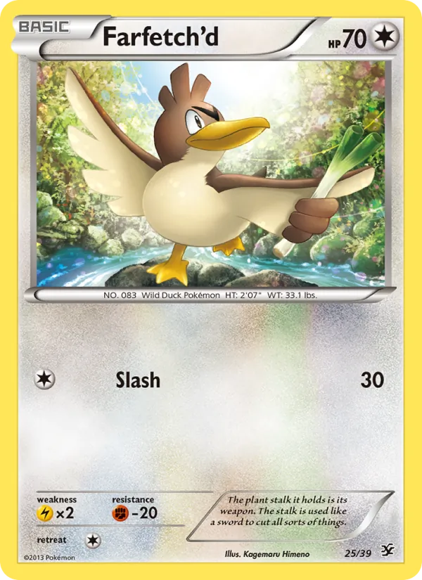 Farfetch'd Kalos Starter Set 25/39