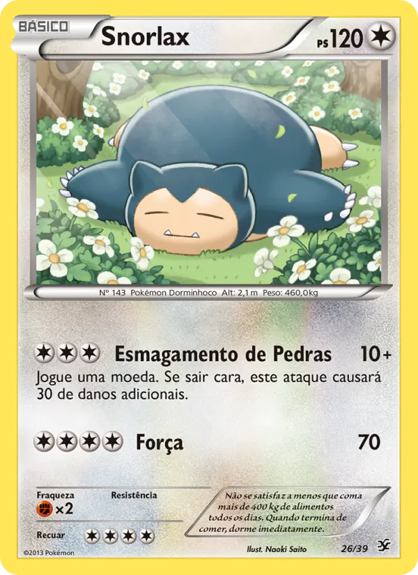 Snorlax Conjunto para Iniciantes Kalos 26/39