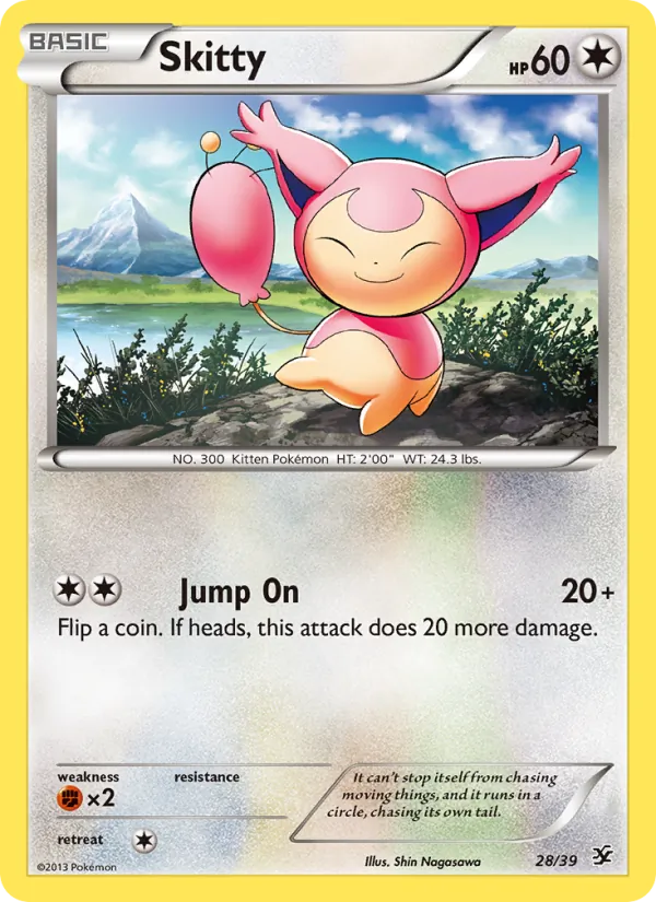 Skitty Kalos Starter Set 28/39