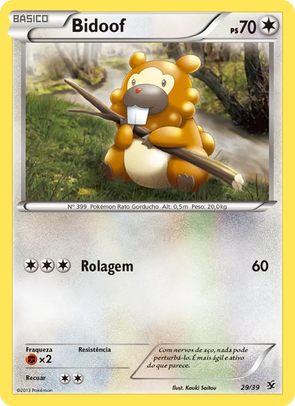 Bidoof Conjunto para Iniciantes Kalos 29/39
