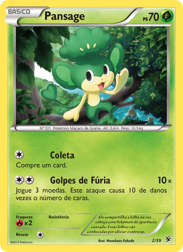 Pansage Conjunto para Iniciantes Kalos 2/39