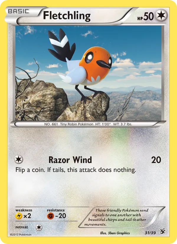 Fletchling Kalos Starter Set 31/39