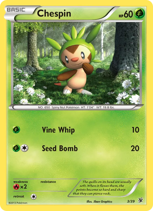 Chespin Kalos Starter Set 3/39