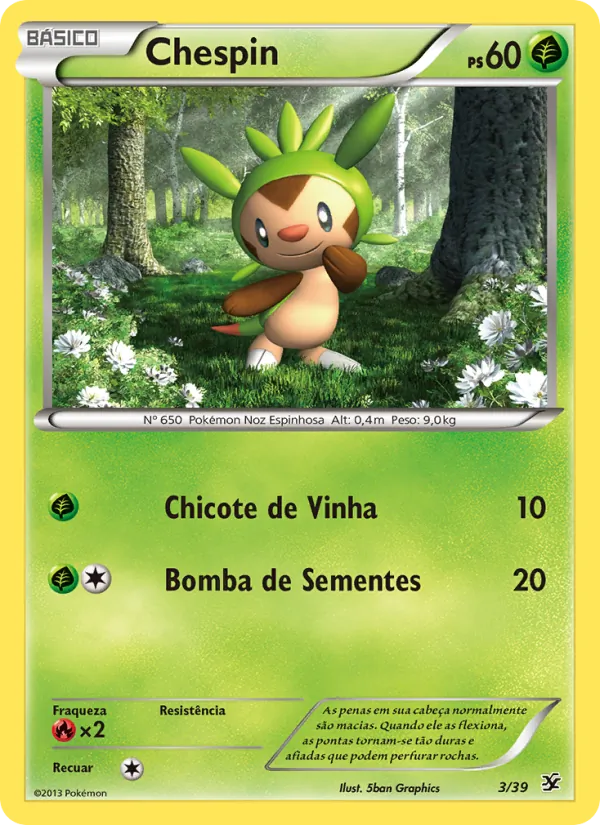 Chespin Conjunto para Iniciantes Kalos 3/39