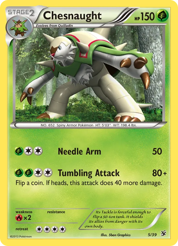 Chesnaught Kalos Starter Set 5/39
