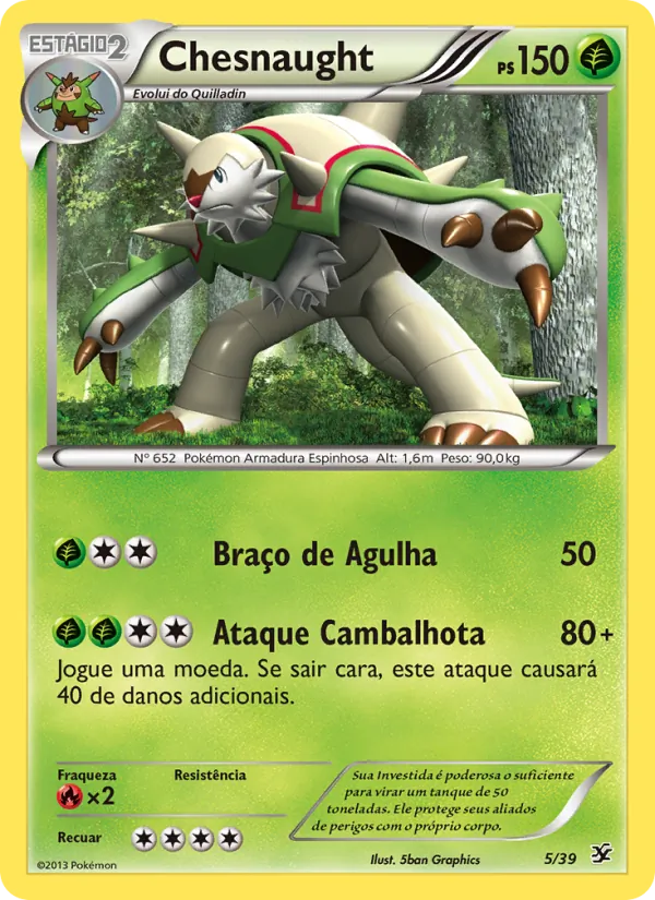 Chesnaught Conjunto para Iniciantes Kalos 5/39