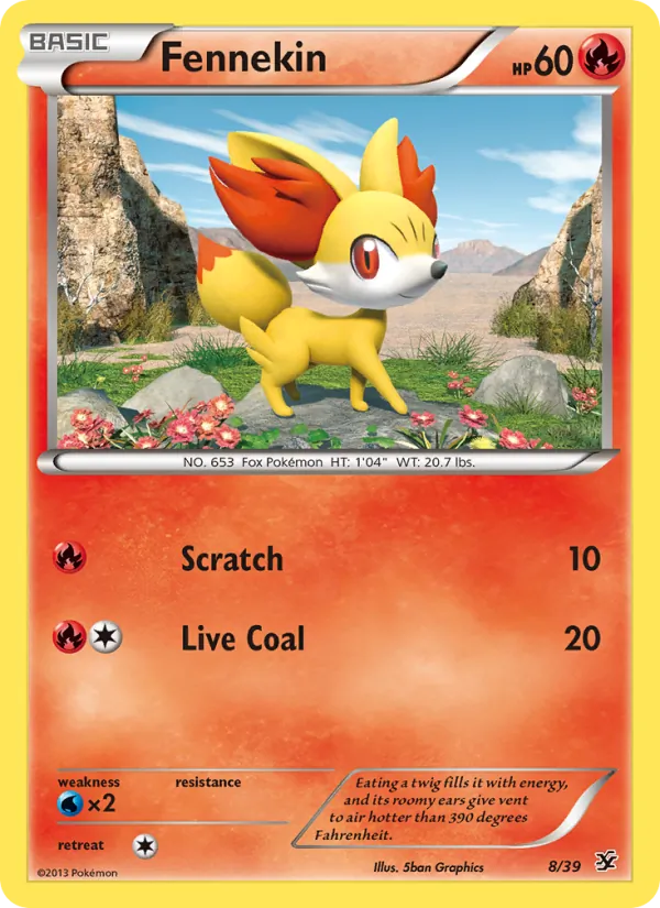Fennekin Kalos Starter Set 8/39
