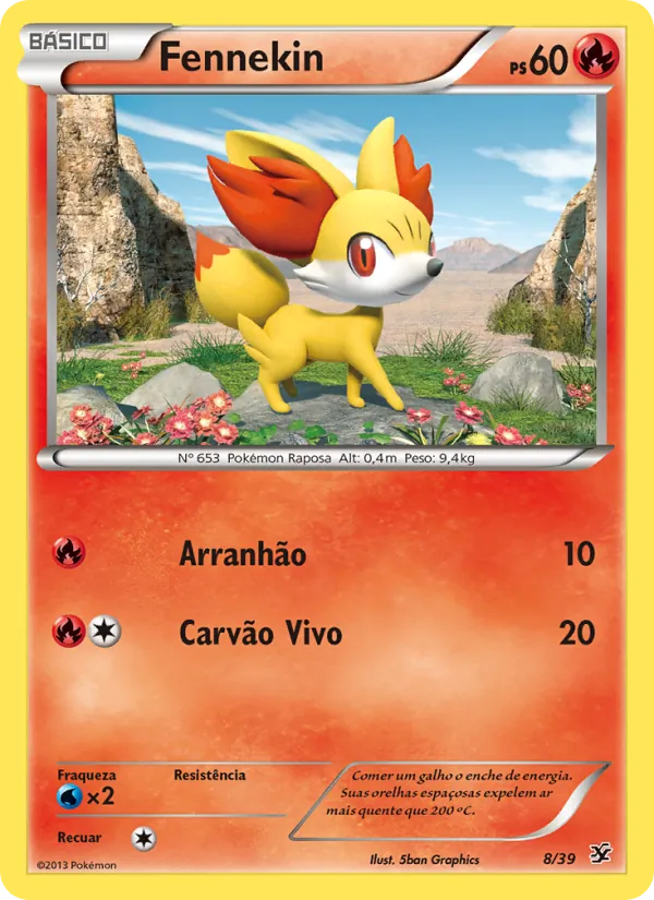 Fennekin Conjunto para Iniciantes Kalos 8/39