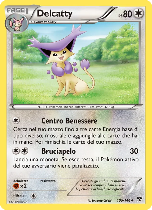 Delcatty XY 105/146