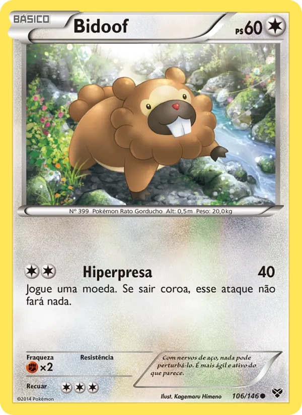 Bidoof XY 106/146