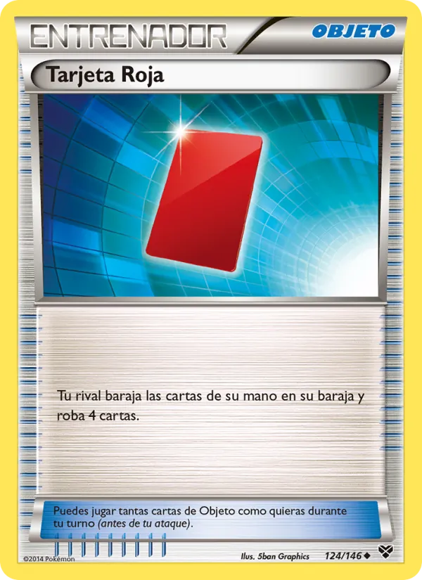 Tarjeta Roja XY 124/146