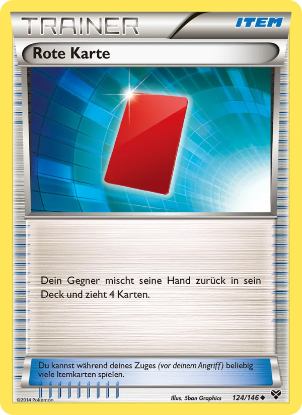 Rote Karte XY 124/146