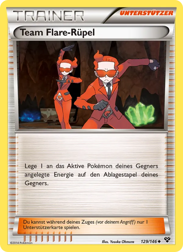 Team Flare-Rüpel XY 129/146