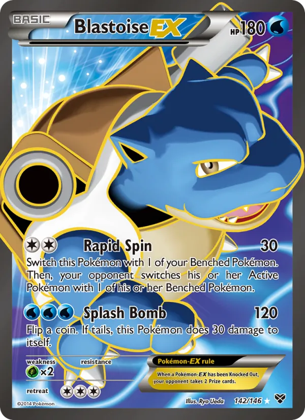 Blastoise EX XY 142/146