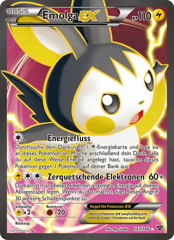 Emolga EX XY 143/146