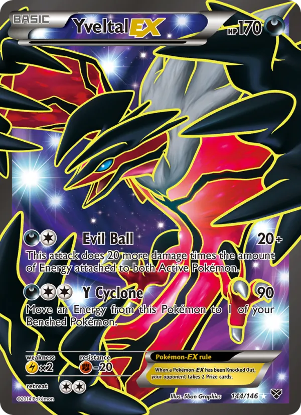 Yveltal EX XY 144/146