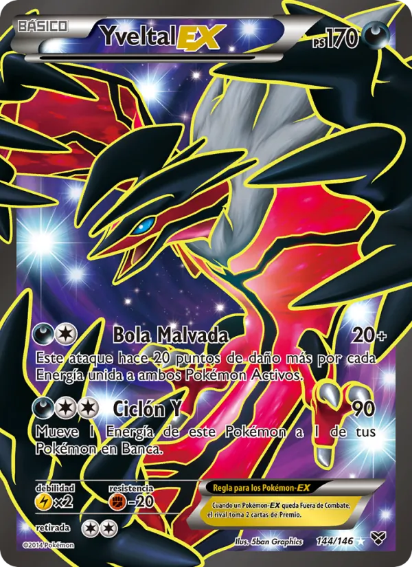 Yveltal EX XY 144/146