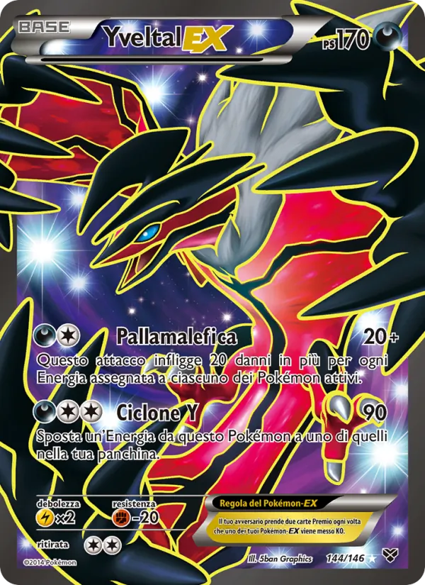 Yveltal EX XY 144/146