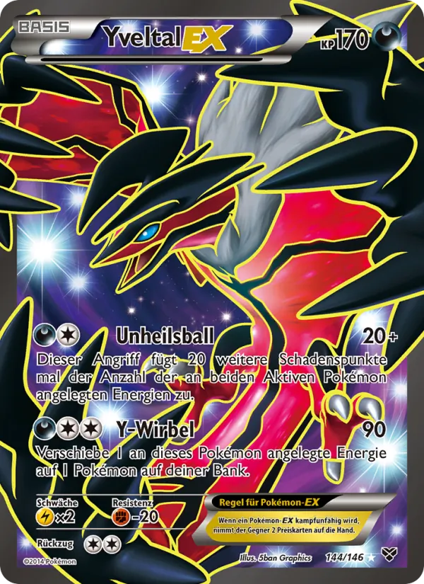 Yveltal EX XY 144/146